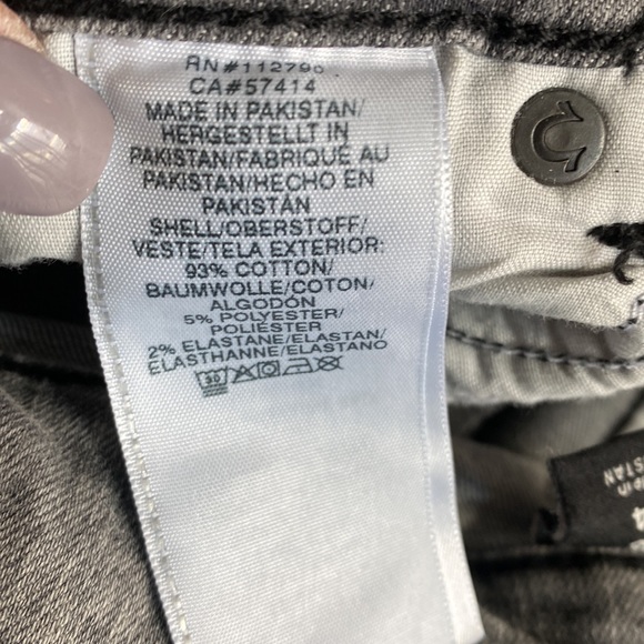 New Washed gray True Religion ‘Jennie Curvy’ skinny jeans SZ 25 - Picture 6 of 6